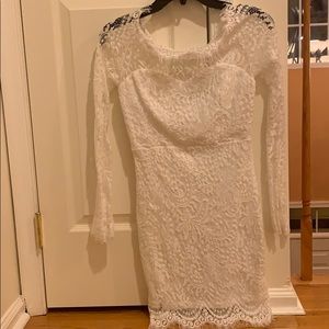 White lace dress